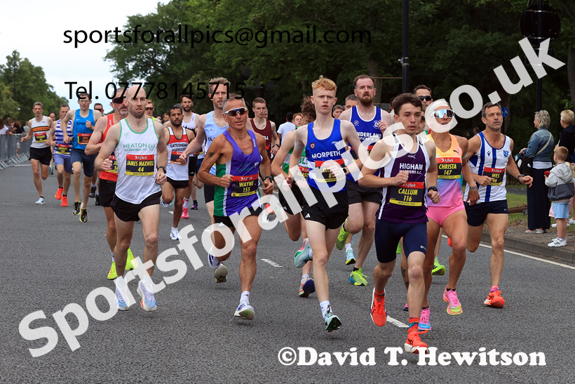 The 2026 AJBell Great North 10k, Newcastle. Photo: David T. Hewitson/Sports for All Pics